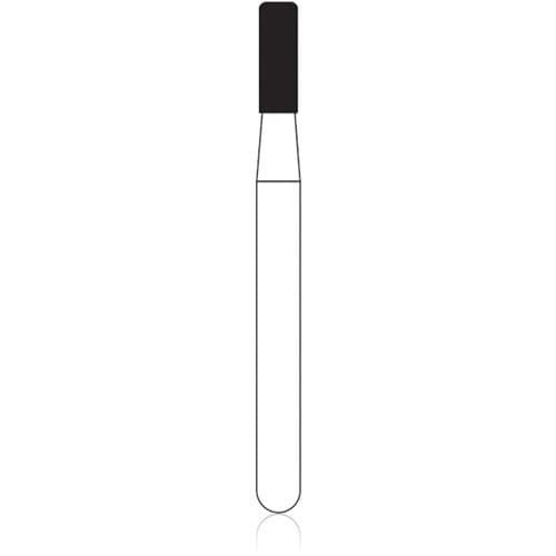 NTI Diamond Bur, FG, Cylinder Modified Shoulder, # C835KR, 1.4 mm Diameter, 4.0 mm Length, Coarse, Green, 5/Pk, C835KR-014 thumbnail 6