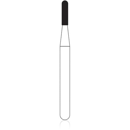 NTI FG Diamond Bur, Coarse, Round End Cylinder, #838-010 (C838-010), Friction Grip, 5/Pkg thumbnail 4