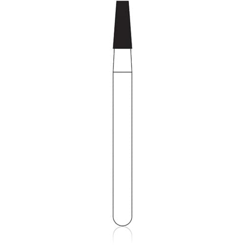 NTI Diamond Bur, FG, Taper Flat End, # C845, 1.6 mm Diameter, 4.0 mm Length, Coarse, Green, 5/Pk, C845-016 thumbnail 5