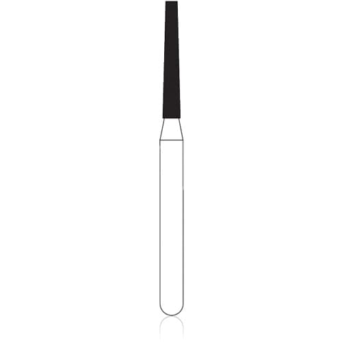 NTI Diamond Bur, FG, Taper Flat End, #C847, 1.2 mm Diameter, 8.0 mm Length, Coarse, Green Ring, 5/Pk, C847-012 thumbnail 6