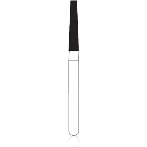 NTI Diamond Bur, FG, Taper Flat End, #C847, 1.6 mm, Coarse, Green, 5/Pk, C847-016 thumbnail 6