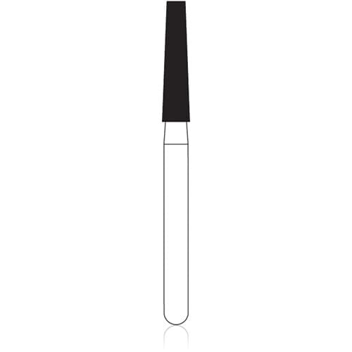 NTI FG Diamond Bur, Coarse Grit, Flat End Taper, Friction Grip, 1.8 mm Diameter, 8.0 mm Length, 5/Pack, C847-018 thumbnail 5