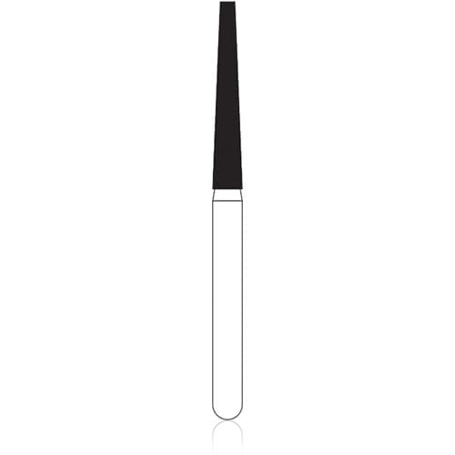 NTI Diamond Bur, FG, Taper Flat End, #C848, 1.6 mm, Coarse, Green, 5/Pk, C848-016 thumbnail 6