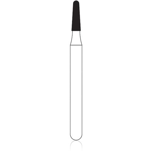 NTI FG Diamond Bur, Coarse, Round End Taper, #849-012 (C849-012), 4.0 mm Head Length, Friction Grip, 5/Pack thumbnail 4