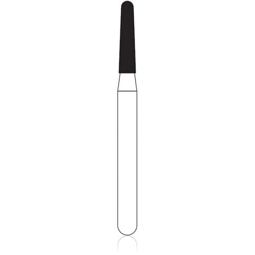 NTI Diamond Bur, FG, Taper Round End, #C855, 1.4 mm, Coarse, Green, 5/Pk, C855-014 thumbnail 5