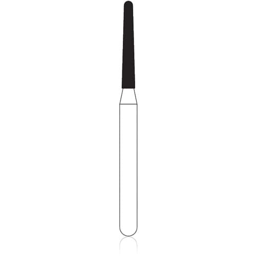 NTI FG Diamond Bur, Coarse Grit, Round End Taper, #856-012 (8.0 mm), Friction Grip, Gold Pack of 50, C856-012G thumbnail 4