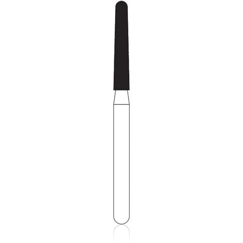 NTI Diamond Bur, FG, Long Taper Round End, # C856L, 1.6 mm, Coarse, Green, 5/Pk, C856L-016 thumbnail 11