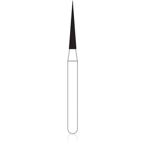 NTI Diamond Bur, FG, Needle, # C858, 1.2 mm Diameter, 8.0 mm Length, Coarse, Green, 5/Pk, C858-012 thumbnail 6