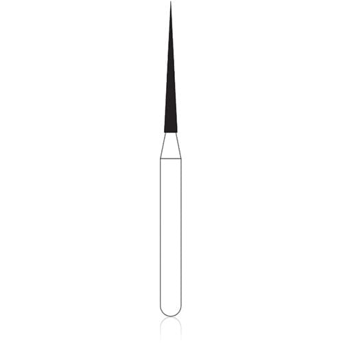 NTI Diamond Bur, FG, Needle, # C859, 1.0 mm, Coarse, Green, 5/Pk, C859-010 thumbnail 6
