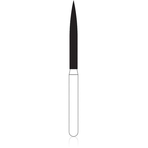 NTI Diamond Bur FG Coarse Flame #C864-014, 1.4 mm Diameter, 12.0 mm Length, 5/Pack thumbnail 4