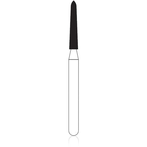 NTI Diamond Bur, FG, Curettage, # C878, 1.4 mm Diameter, 8.0 mm Length, Coarse, Green, 5/Pk, C878K-014 thumbnail 5