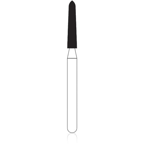NTI FG Diamond Bur, Coarse, Curettage, Friction Grip, #878K-016 (C878K-016G), 1.6 mm Diameter, 6.0 mm Head Length, 50/Pack thumbnail 4