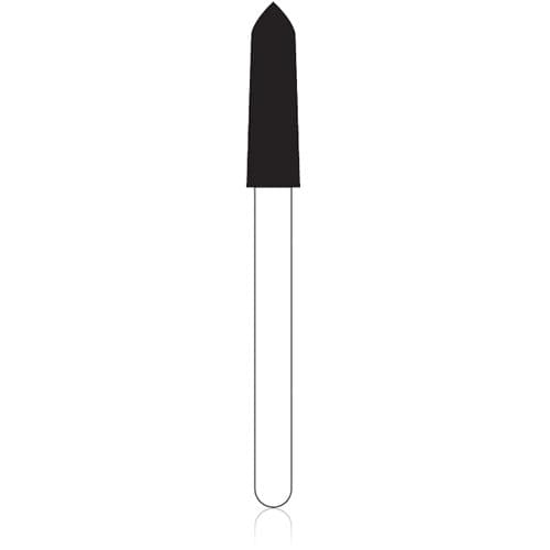 NTI FG Diamond Bur, Coarse Grit, Curettage, Cone Bevel End, Friction Grip, 2.3 mm Diameter, 8.0 mm Length, 5/Pkg, #C878K-023 thumbnail 4