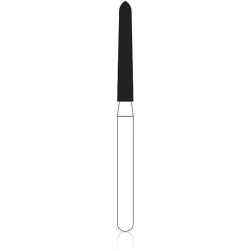 NTI Diamond Bur, FG, Curettage, #879K, 1.6 mm Diameter, 10.0 mm Length, Coarse, Green, 5/Pk, C879K-016 thumbnail 5