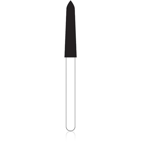 NTI Diamond Bur, FG, Coarse, Curettage, Cone Bevel End, 2.1 mm Diameter, 10.0 mm Length, Green Ring, 5/Pkg, #C879K-021 thumbnail 4
