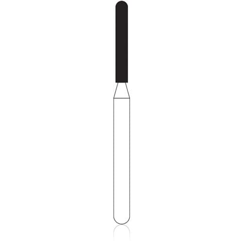 NTI Diamond Bur, FG, Coarse, Round End Cylinder, 881-012, 1.2 mm Diameter x 8.0 mm Length, 5/Pkg thumbnail 4