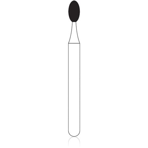NTI Diamond Bur, FG, Football, # F379, 1.6 mm Diameter, 3.4 mm Length, Fine Grit, Red Ring, 5/Pk, F379-016 thumbnail 10