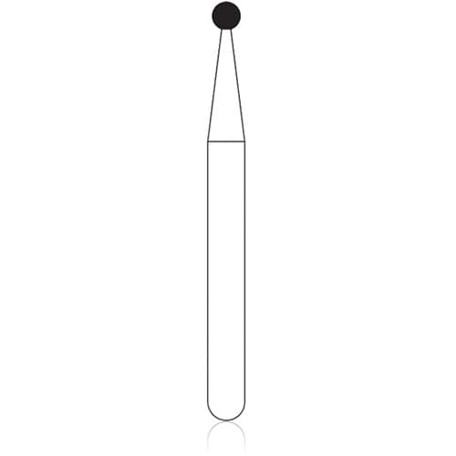 NTI FG Diamond Bur, Fine Grit, Round #801-012 (1.2 mm), Friction Grip, 5/Pack, F801-012 thumbnail 4