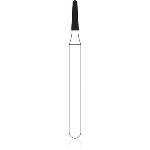 NTI Diamond Bur, FG, Round End Taper, #849, 1.0 mm, Fine Grit, Red Ring, 5/Pk, F849-010 thumbnail 6