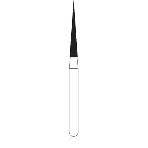 NTI Diamond Bur, FG, Needle, # F859, 1.4 mm, Fine, Red, 5/Pk, F859-014 thumbnail 12