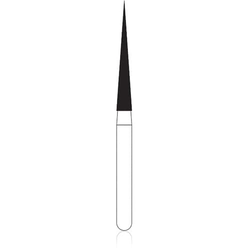 NTI Diamond Bur FG Fine Long Needle #859L-016, 1.6 mm Diameter, 11.5 mm Length, 5/Pkg thumbnail 4