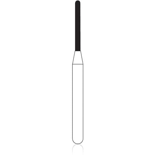 NTI Diamond Bur, FG, Cylinder Round End, #KS0, 1.0 mm Diameter, 7.0 mm Length, Medium Grit, Gray Ring, 5/Pk, KS0 thumbnail 10