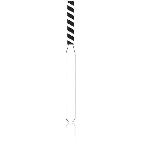 NTI Turbo Diamond Bur, FG, Super Coarse, KS1-T, 1.2 mm Diameter, 7.0 mm Length, Black, 5/Pk thumbnail 6