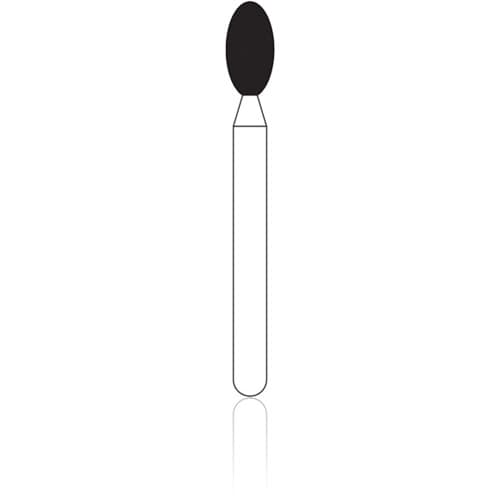 NTI FG Diamond Bur, Fine Grit, Football Shape, Friction Grip, #KS4-F (KS4-023), 5/Pack thumbnail 4