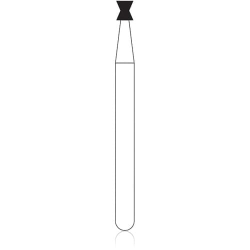 NTI Diamond Bur FG Medium Amalgam Remover #813-014 (M813-014), 1.4 mm Diameter, 1.6 mm Head Length, 5/Pack thumbnail 4