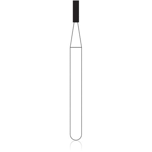 NTI FG Diamond Bur, Medium Grit, Flat End Cylinder, 0.8 mm Diameter, 3.0 mm Length, Friction Grip, 5/Pkg, M835-008 thumbnail 4