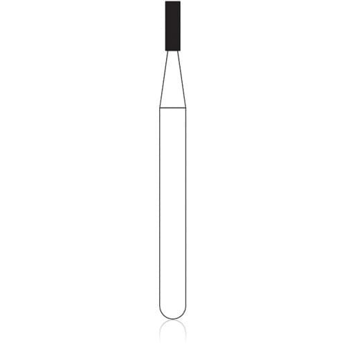 NTI Diamond Bur FG Medium Flat End Cylinder #835-009 (M835-009), 0.9 mm Diameter, 3.0 mm Length, 5/Pack thumbnail 4