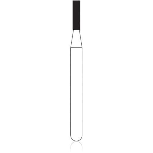 NTI Diamond Bur, FG, Medium Grit, Flat End Cylinder, #835-010 (M835-010), 5/Pkg thumbnail 5