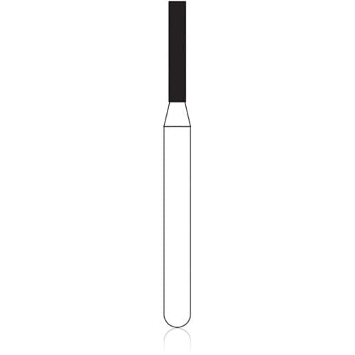 NTI Diamond Bur, FG, Medium Grit, Flat End Cylinder, 1.0 mm Diameter, 6.0 mm Length, 5/Pkg, M836-010 thumbnail 5