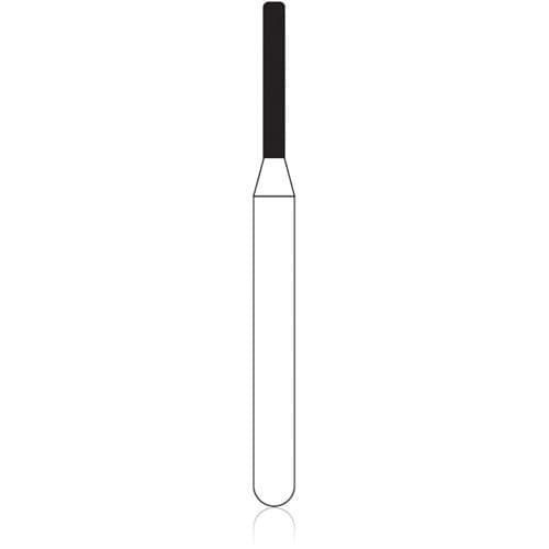 NTI Diamond FG M836KR-008 Medium Grit Modified Shoulder Cylinder Bur, 0.8 mm Diameter, 6.0 mm Length, Friction Grip, 5/Pk thumbnail 4