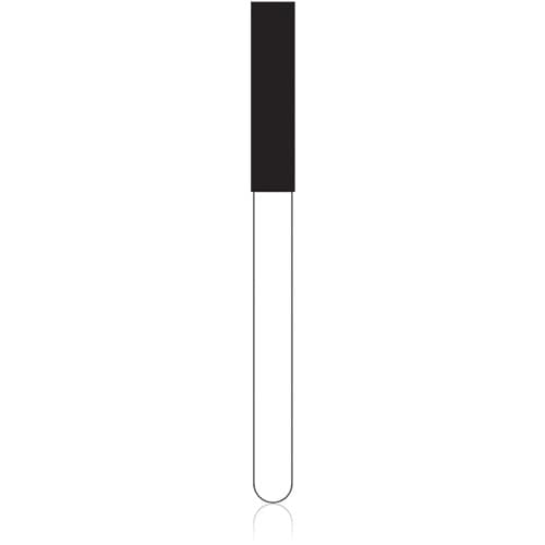 NTI® HP Diamonds, Medium Grit, Flat End Cylinder, Gray, 1.8mm Diameter, 8.0mm Length, #M837-018 thumbnail 4