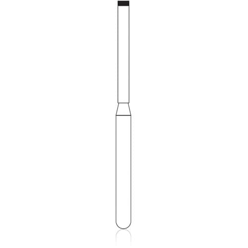 NTI Diamond Bur, FG, End Cutting, # M839, 1.2 mm, Medium Grit, Gray Ring, 5/Pk, M839-012 thumbnail 6