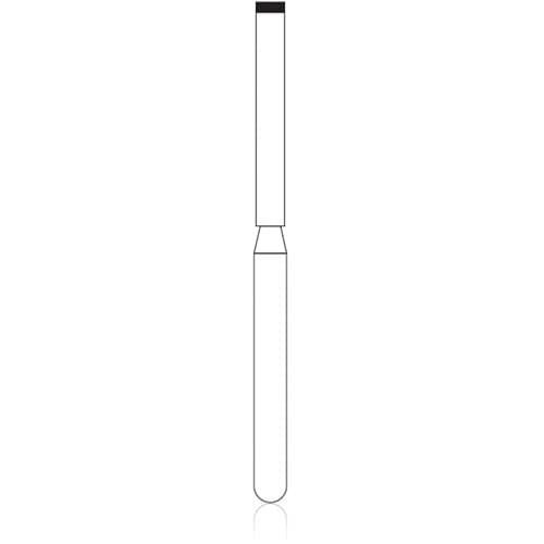 NTI Diamond Bur, FG, End Cutting, # M839, 1.4 mm, Medium Grit, Gray Ring, 5/Pk, M839-014 thumbnail 6