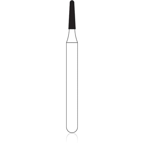 NTI Diamond Bur FG Medium Round End Taper #849-010 (M849-010), 4.0 mm Length, 1.0 mm Diameter, 5/Pack thumbnail 4