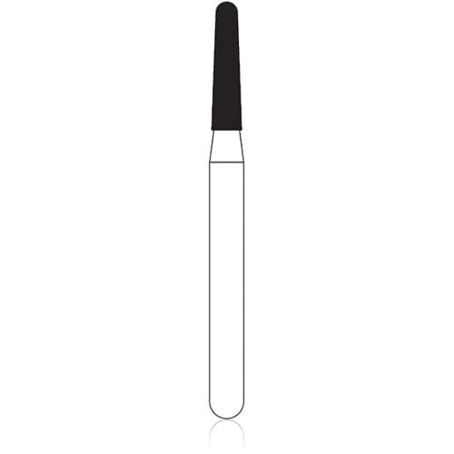 NTI Diamond Bur, FG, Taper Round End, # M855, 1.4 mm, Medium Grit, Gray, 5/Pk, M855-014 thumbnail 5