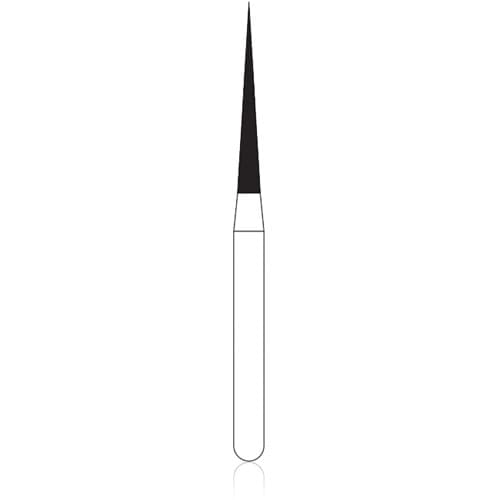 NTI Diamond Bur FG Medium Needle #859-012 (M859-012), 1.2 mm Diameter, 10.0 mm Length, 5/Pack thumbnail 4