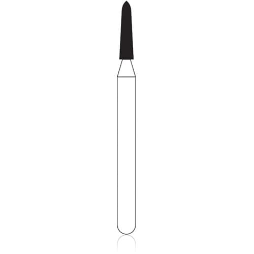NTI Diamond Bur, FG, Curettage, # M876K, 1.2 mm Diameter, Medium Grit, Gray, 5/Pk, M876K-012 thumbnail 5