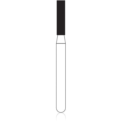 NTI Diamond Bur, FG, Flat End Cylinder, #836, 1.4 mm Diameter, 6.0 mm Length, Super Coarse, Black Ring, 5/Pk, SC836-014 thumbnail 10