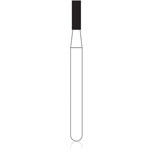 NTI Diamond Bur, FG, Cylinder Flat End, #SC837, 1.2 mm Diameter, 8.0 mm Length, Super Coarse, Black Ring, 5/Pk, SC837-012 thumbnail 6