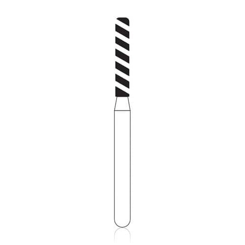 NTI Turbo Diamond Bur, Super Coarse, Friction Grip, Modified Shoulder Cylinder, 1.4 mm Diameter, 8.0 mm Length, Black Ring, 5/Pk, SC837KRT-014 thumbnail 6