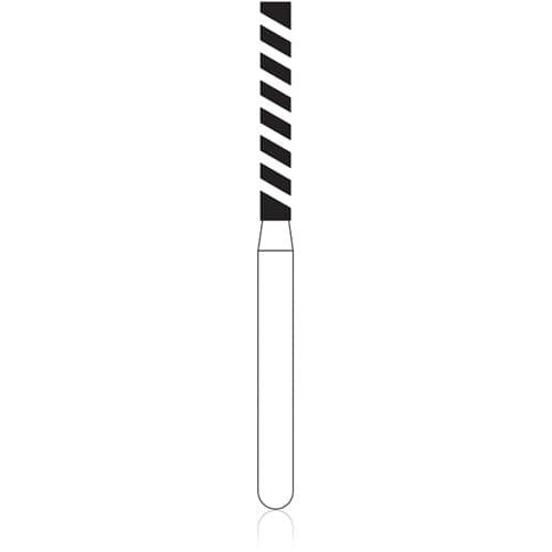 NTI Turbo Diamond Bur, Super Coarse, FG, Long Flat End Cylinder, 1.4 mm Diameter, 10.0 mm Length, 5/Pk, SC837L-T-014 thumbnail 4