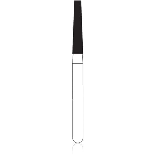 NTI FG Diamond Bur, Super Coarse, Round End Taper, #856-016, 1.6 mm Diameter, 8.0 mm Length, Friction Grip, Gold Pack of 50, SC856-016G thumbnail 4