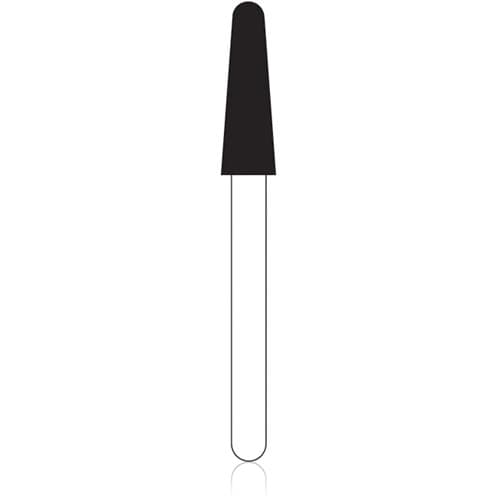 NTI FG Diamond Bur, Super Coarse, Round End Taper, #856-021, 2.1 mm Diameter, 8.0 mm Length, Friction Grip, Gold Pack of 50, SC856-021G thumbnail 5