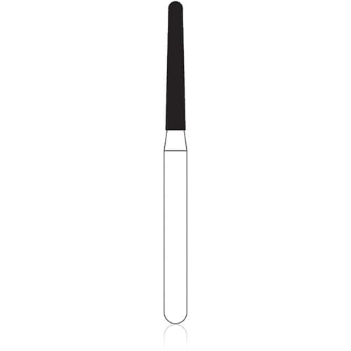 NTI Diamond Bur, FG, Long Taper Round End, Super Coarse, Black, 1.4 mm, 5/Pk, SC856L-014 thumbnail 5