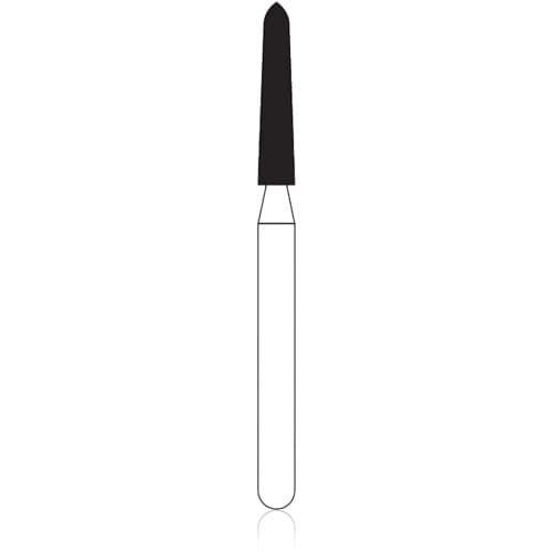 NTI FG Diamond Bur, Super Coarse, Curettage, #878K-016 (1.6 mm Diameter, 8.0 mm Length), Friction Grip, Gold Pack of 50, SC878K-016G thumbnail 3