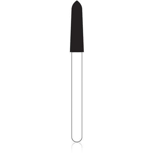NTI Diamond Bur, FG, Super Coarse, Curettage, Cone Bevel End, 2.1 mm Diameter, 8.0 mm Length, Black Ring, 5/Pkg, SC878K-021 thumbnail 5